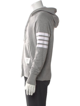 Thom Browne 4-Bar Striped Hoodie