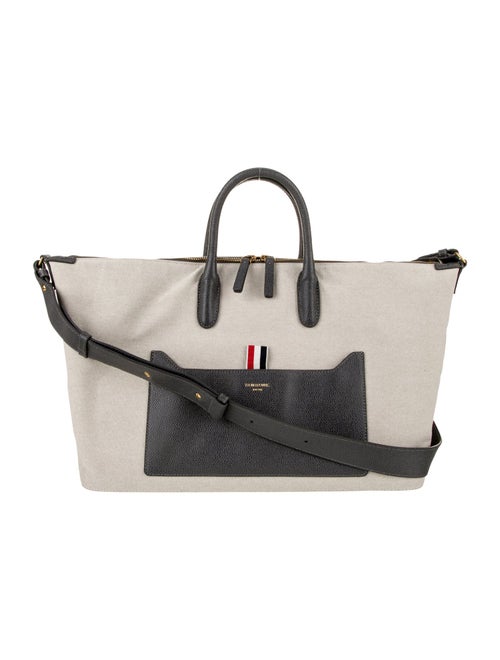 Thom Browne Canvas Weekender Bag