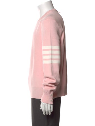 Thom Browne 4-Bar Pullover Crew Neck Pullover