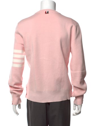 Thom Browne 4-Bar Pullover Crew Neck Pullover