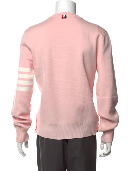Thom Browne 4-Bar Pullover Crew Neck Pullover