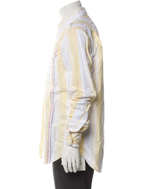 Thom Browne Striped Long Sleeve Dress Shirt