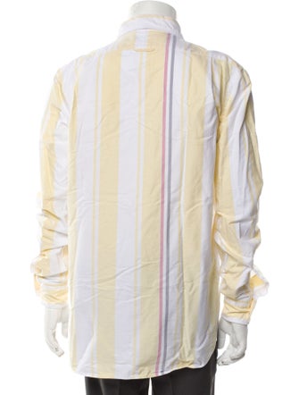 Thom Browne Striped Long Sleeve Dress Shirt