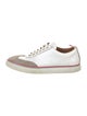 Thom Browne Leather Colorblock Pattern Sneakers