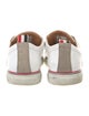 Thom Browne Leather Colorblock Pattern Sneakers