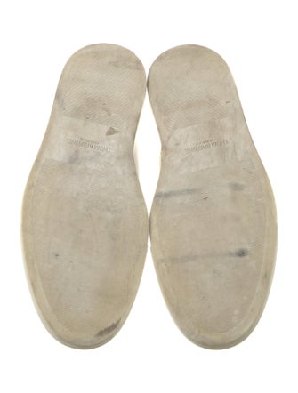 Thom Browne Leather Colorblock Pattern Sneakers