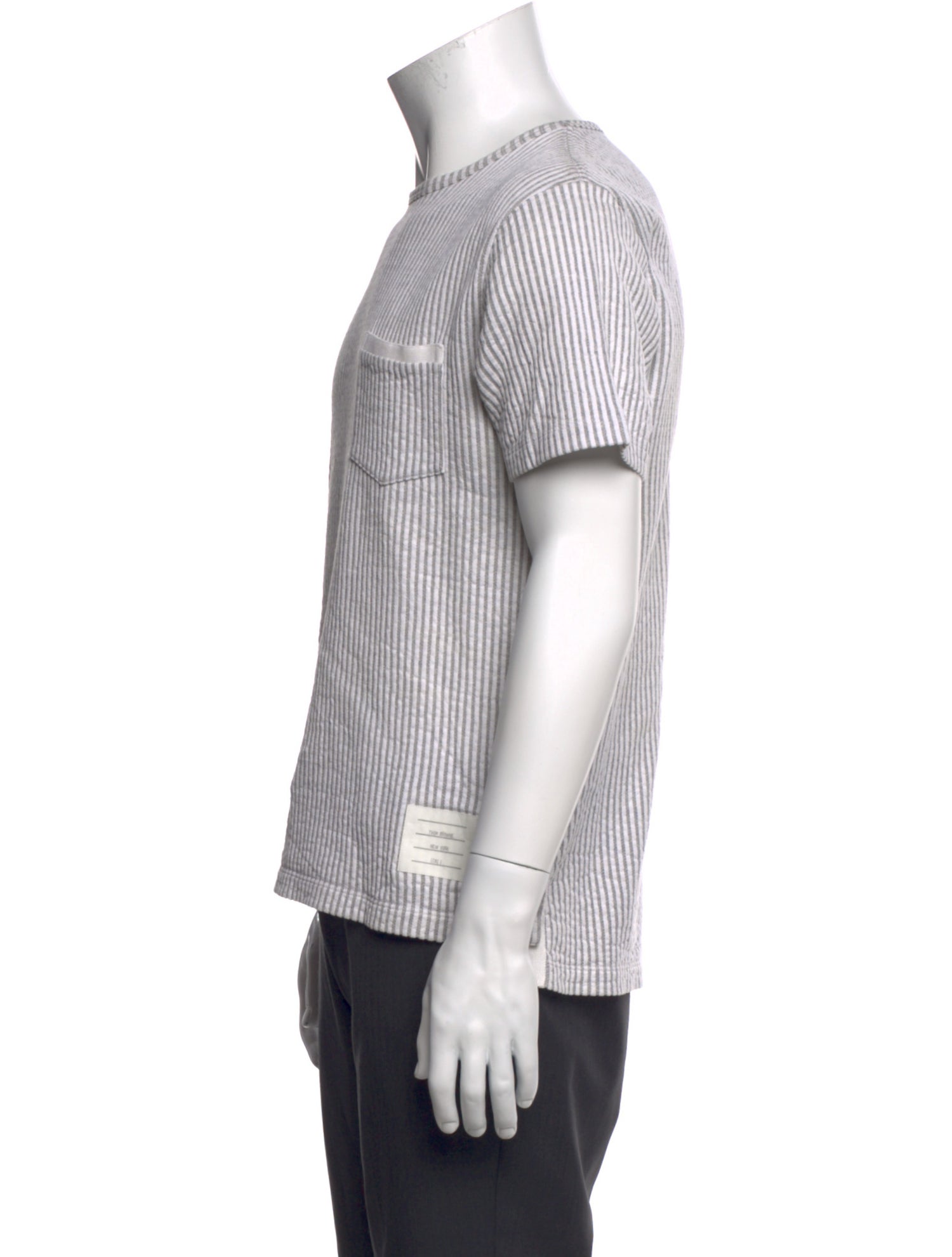 Thom Browne Striped Crew Neck T-Shirt