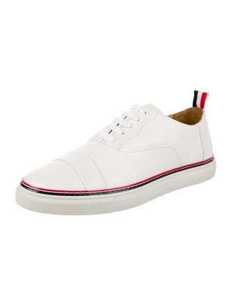 Thom Browne Leather Printed Sneakers