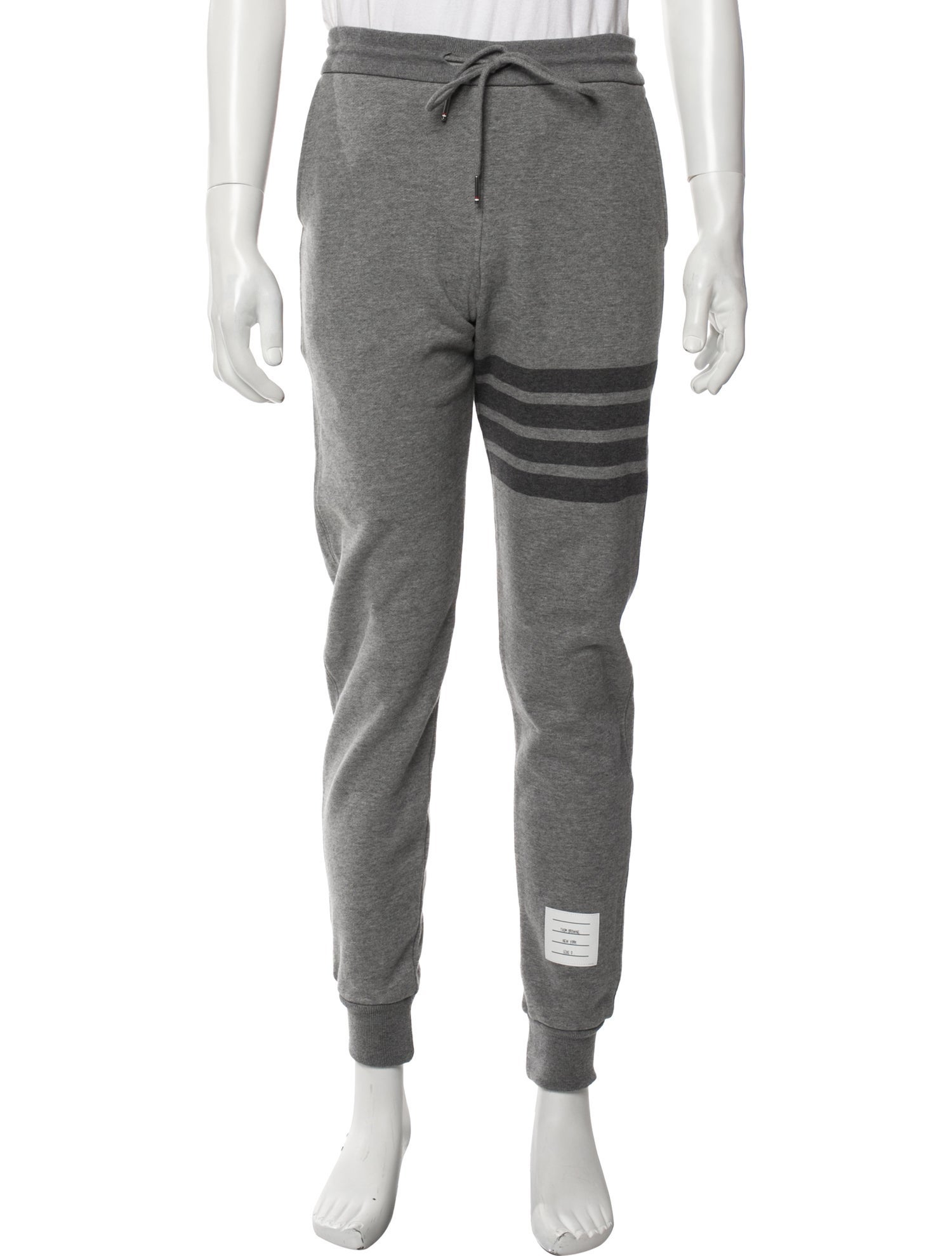 Thom Browne Graphic Print Grosgrain Trim Lounge Bottoms w/ Tags