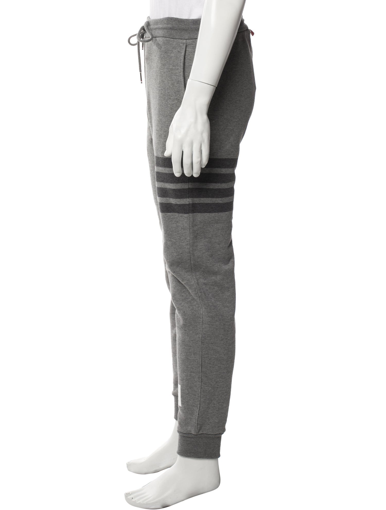 Thom Browne Graphic Print Grosgrain Trim Lounge Bottoms w/ Tags