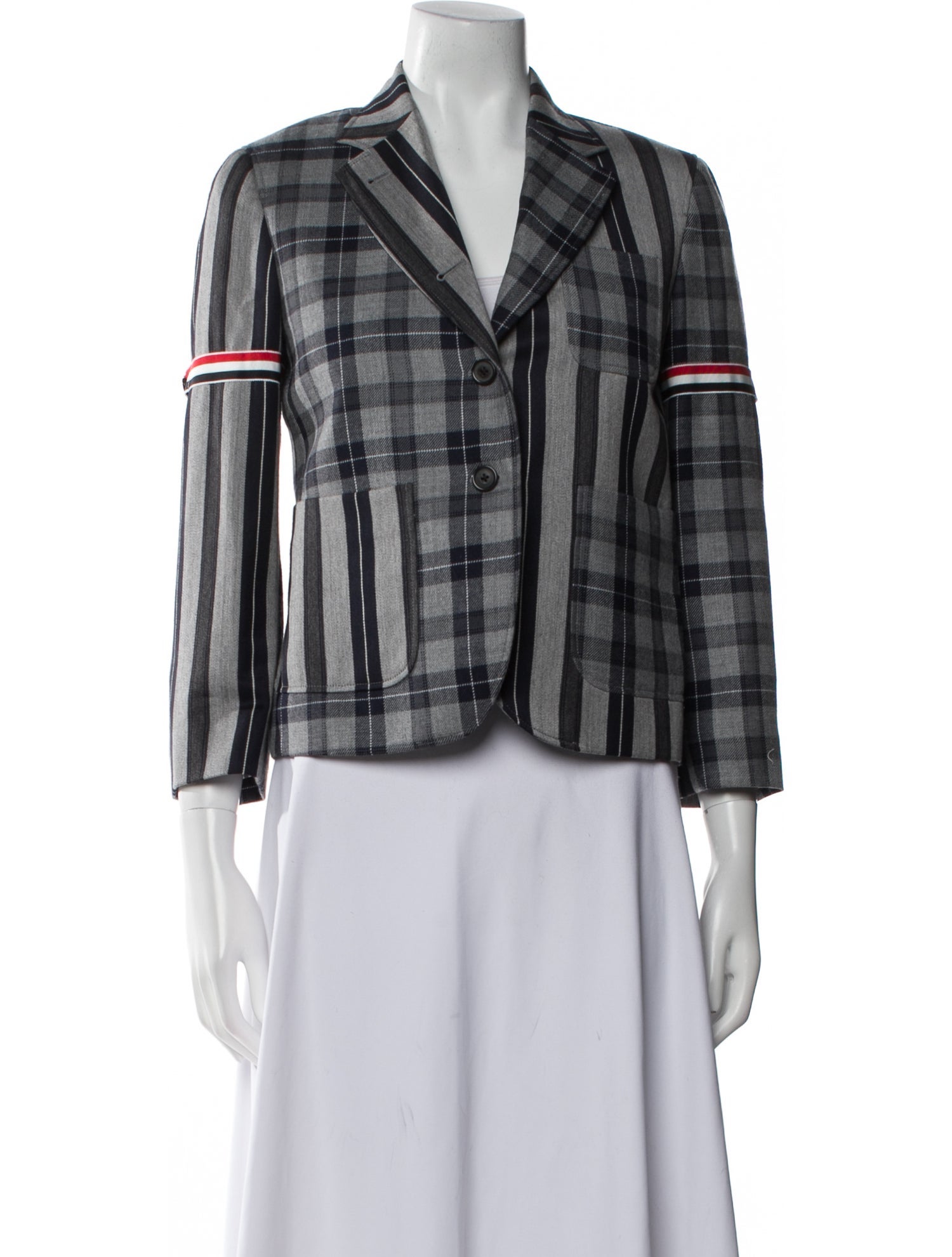 Thom Browne Stripe Wool Blazer
