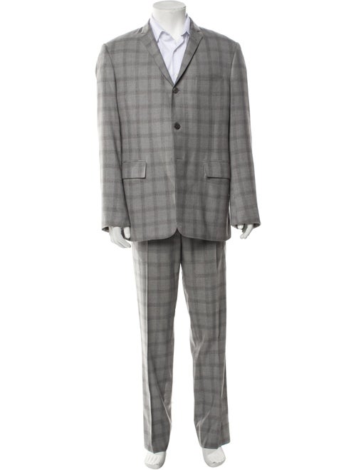 Thom Browne Check Plaid Plaid Print Two-Piece Suit