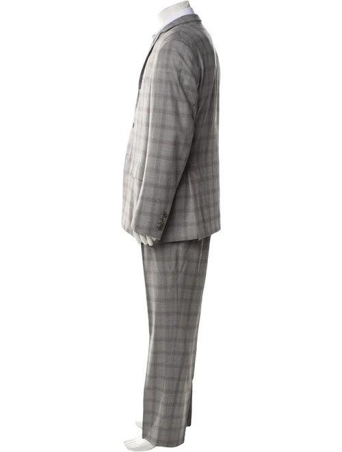 Thom Browne Check Plaid Plaid Print Two-Piece Suit