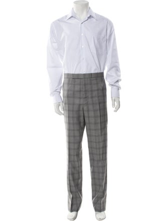 Thom Browne Check Plaid Plaid Print Two-Piece Suit