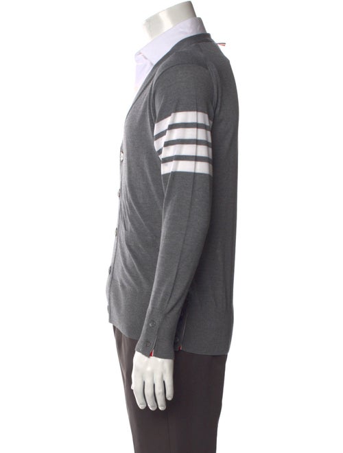 Thom Browne 4-Bar V-Neck Cardigan