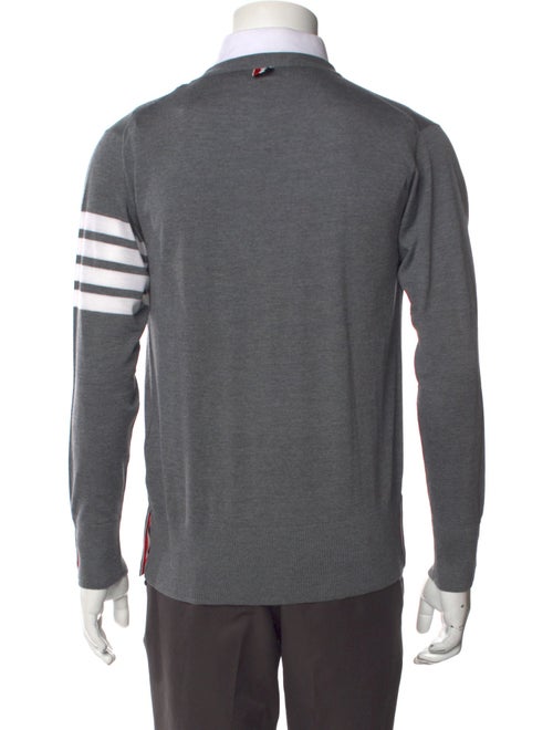 Thom Browne 4-Bar V-Neck Cardigan