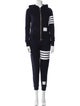 Thom Browne 4-Bar Two-Piece Hoodie and Sweatpant Striped Lounge Set