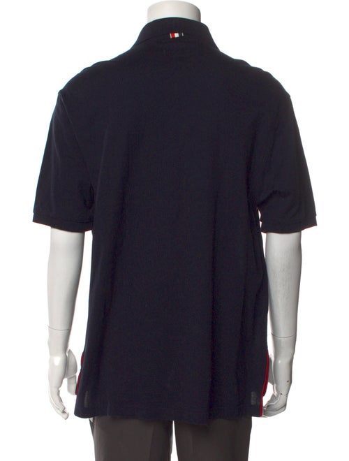 Thom Browne Crew Neck Short Sleeve Polo Shirt