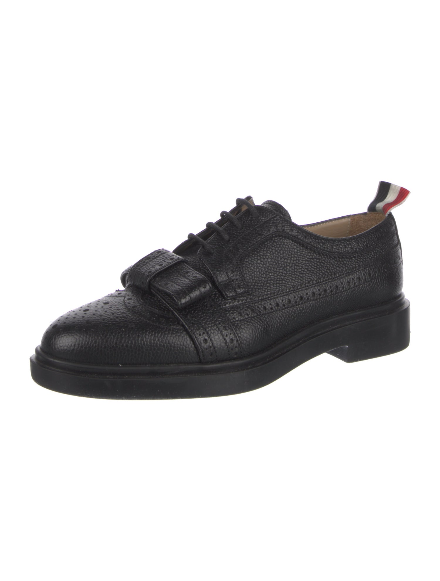 Thom Browne Leather Lasercut Accents Oxfords