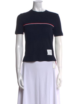Thom Browne RWB Jersey Technical Graphic Print T-Shirt