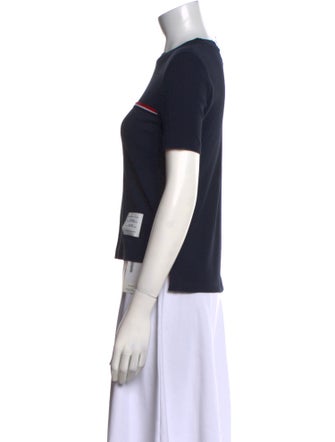 Thom Browne RWB Jersey Technical Graphic Print T-Shirt