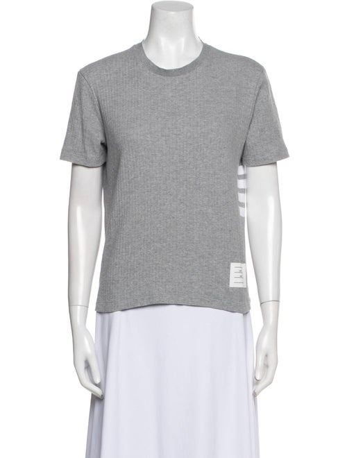Thom Browne 4 Bar Stripe Crew Neck T-Shirt