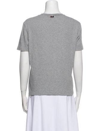 Thom Browne 4 Bar Stripe Crew Neck T-Shirt