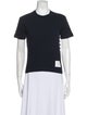 Thom Browne 4 Bar Stripe Crew Neck T-Shirt