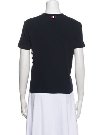 Thom Browne 4 Bar Stripe Crew Neck T-Shirt