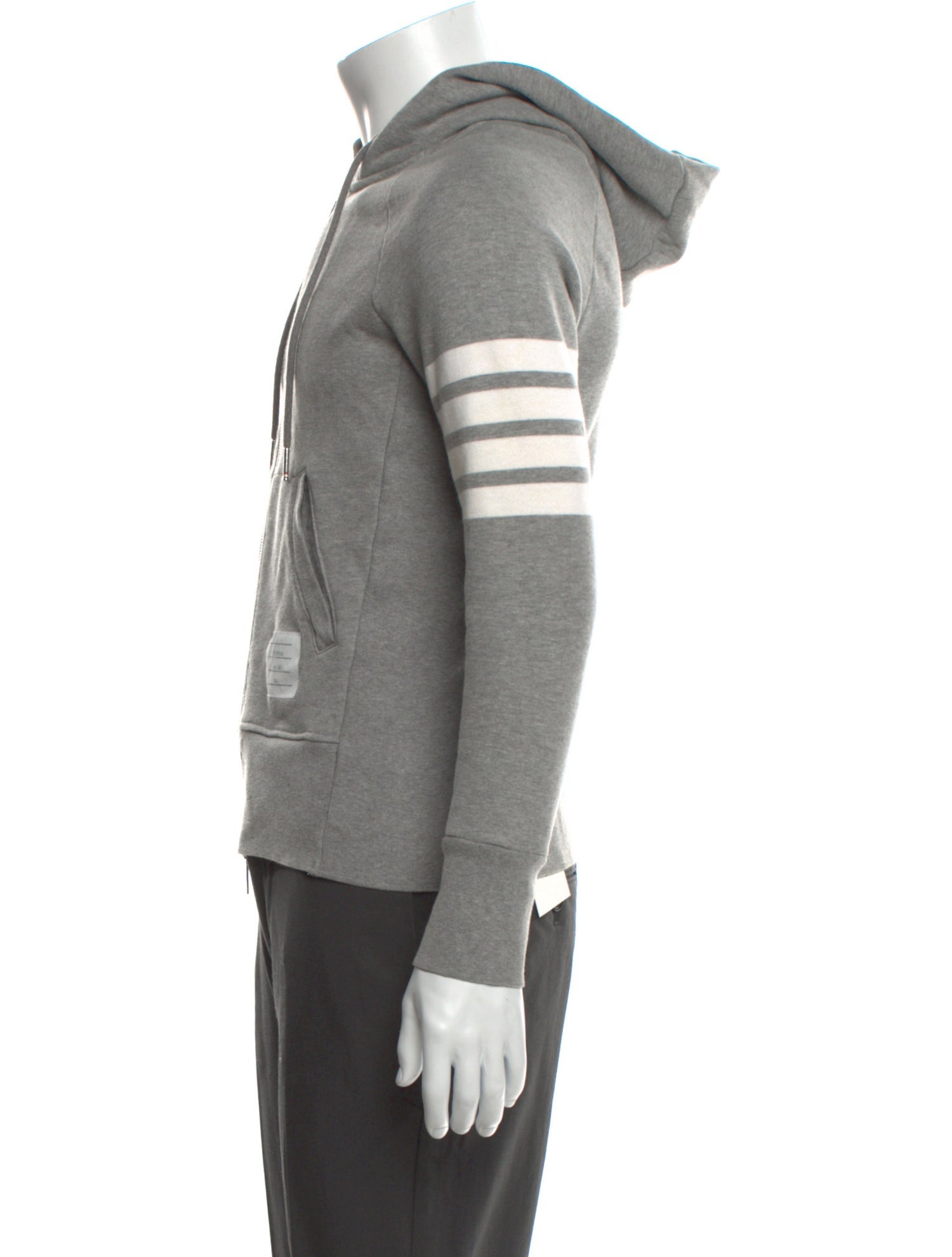 Thom Browne 4-Bar Striped Hoodie