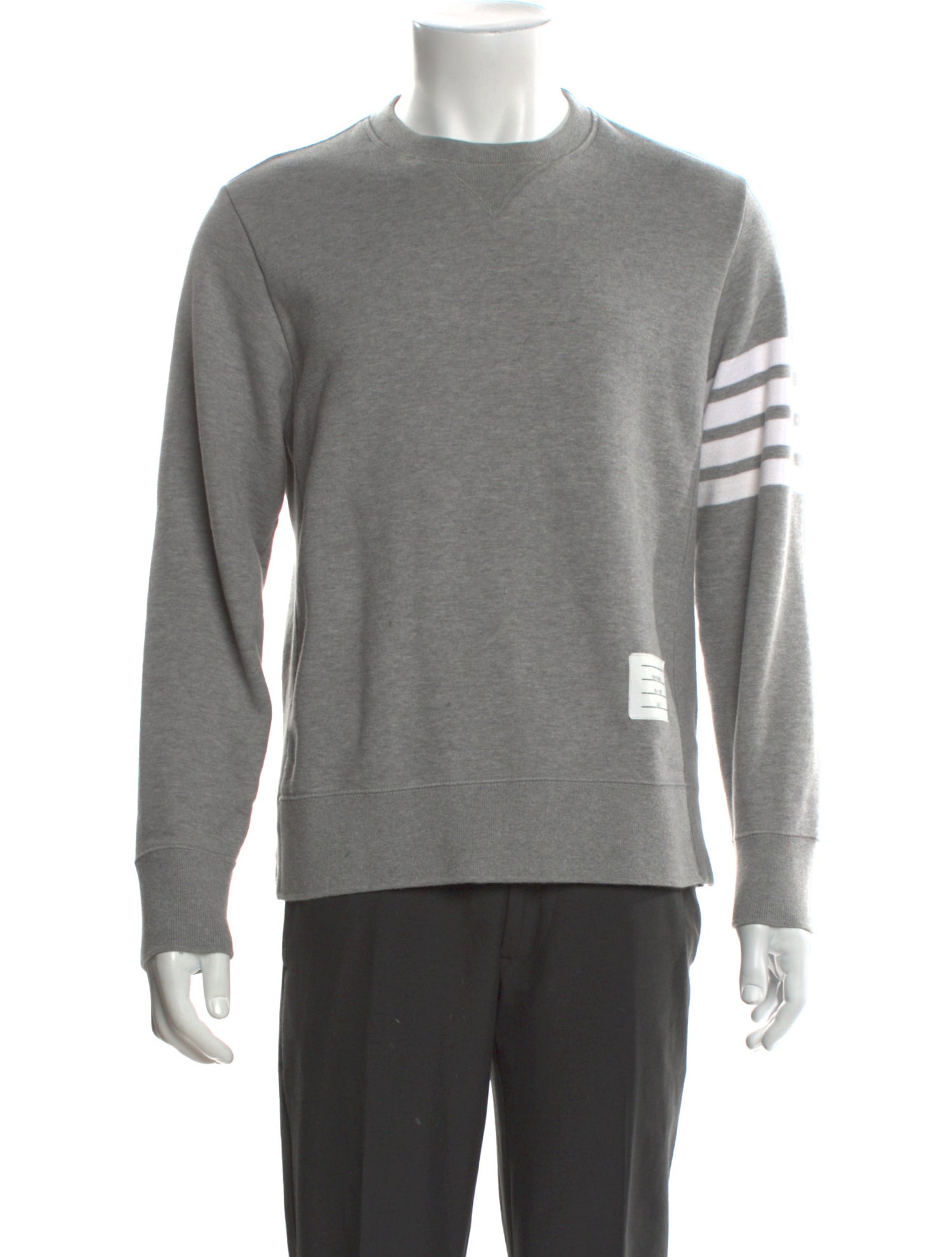 Thom Browne 4-Bar Striped Sweatshirt