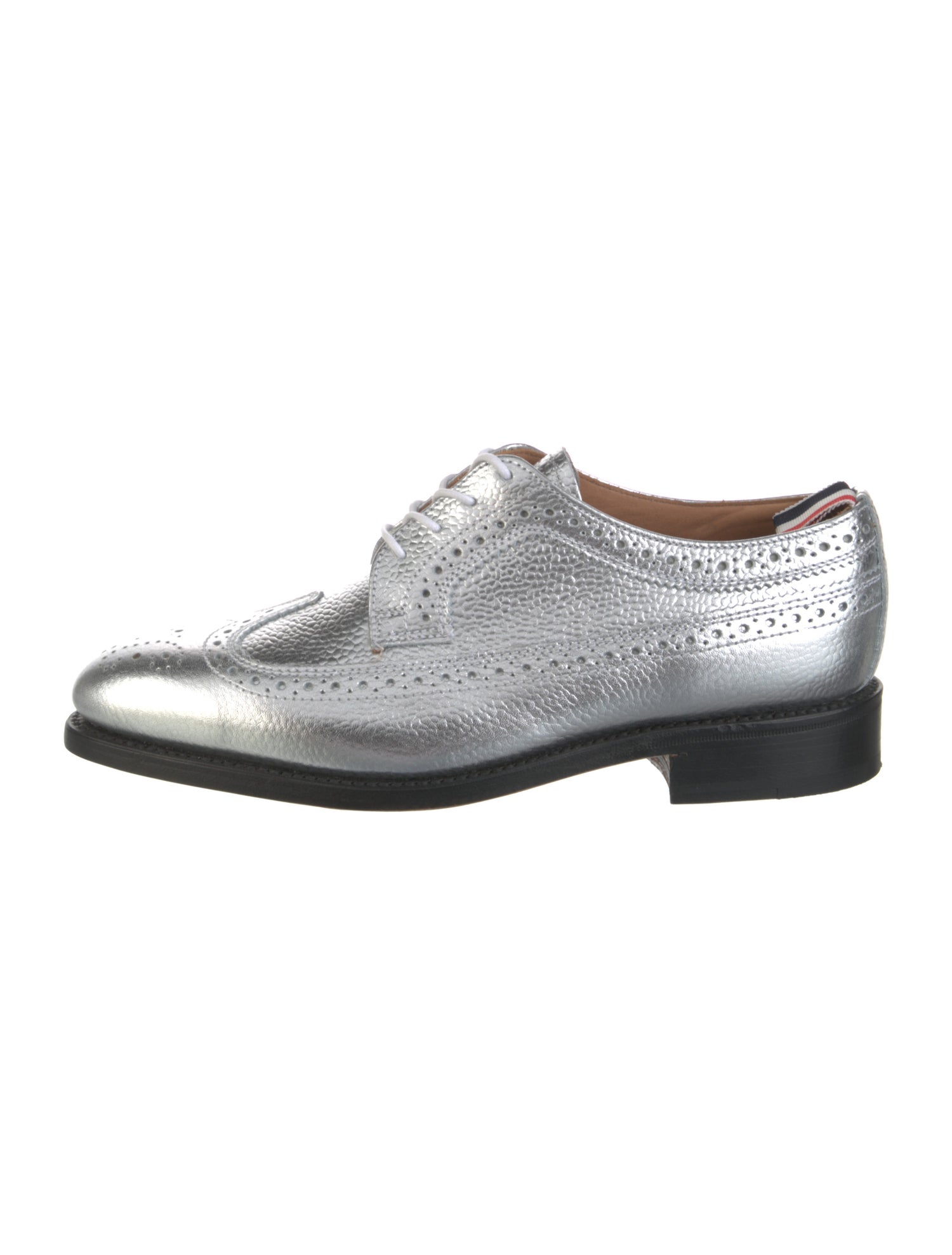 Thom Browne Leather Grosgrain Trim Oxfords w/ Tags