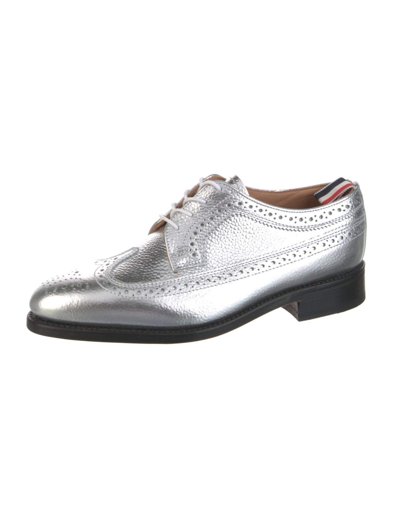 Thom Browne Leather Grosgrain Trim Oxfords w/ Tags
