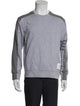 Thom Browne 4 Bar Stripe Graphic Print Sweatshirt