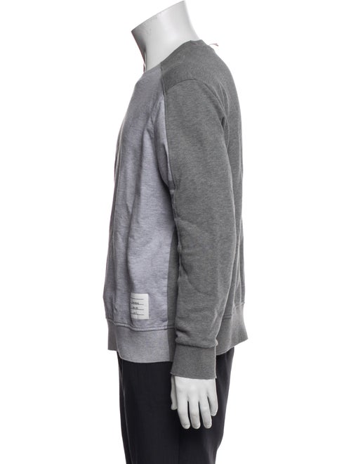 Thom Browne 4 Bar Stripe Graphic Print Sweatshirt