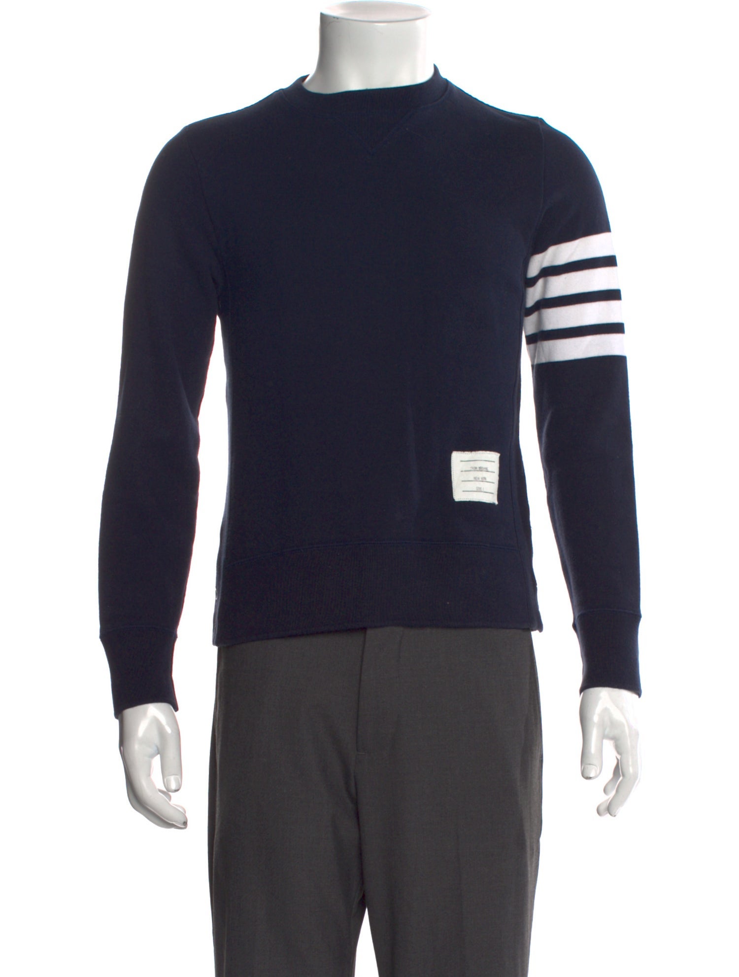 Thom Browne 4-Bar Striped Pullover