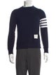 Thom Browne 4-Bar Striped Pullover