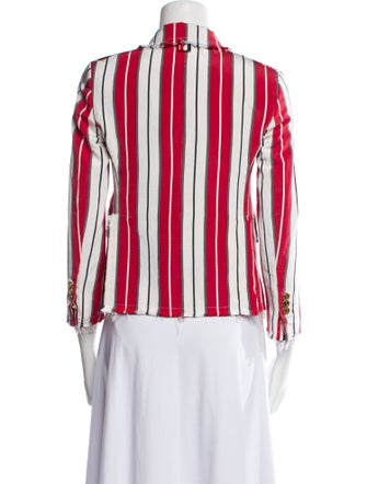 Thom Browne Silk Striped Blazer