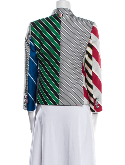 Thom Browne Silk Striped Evening Jacket