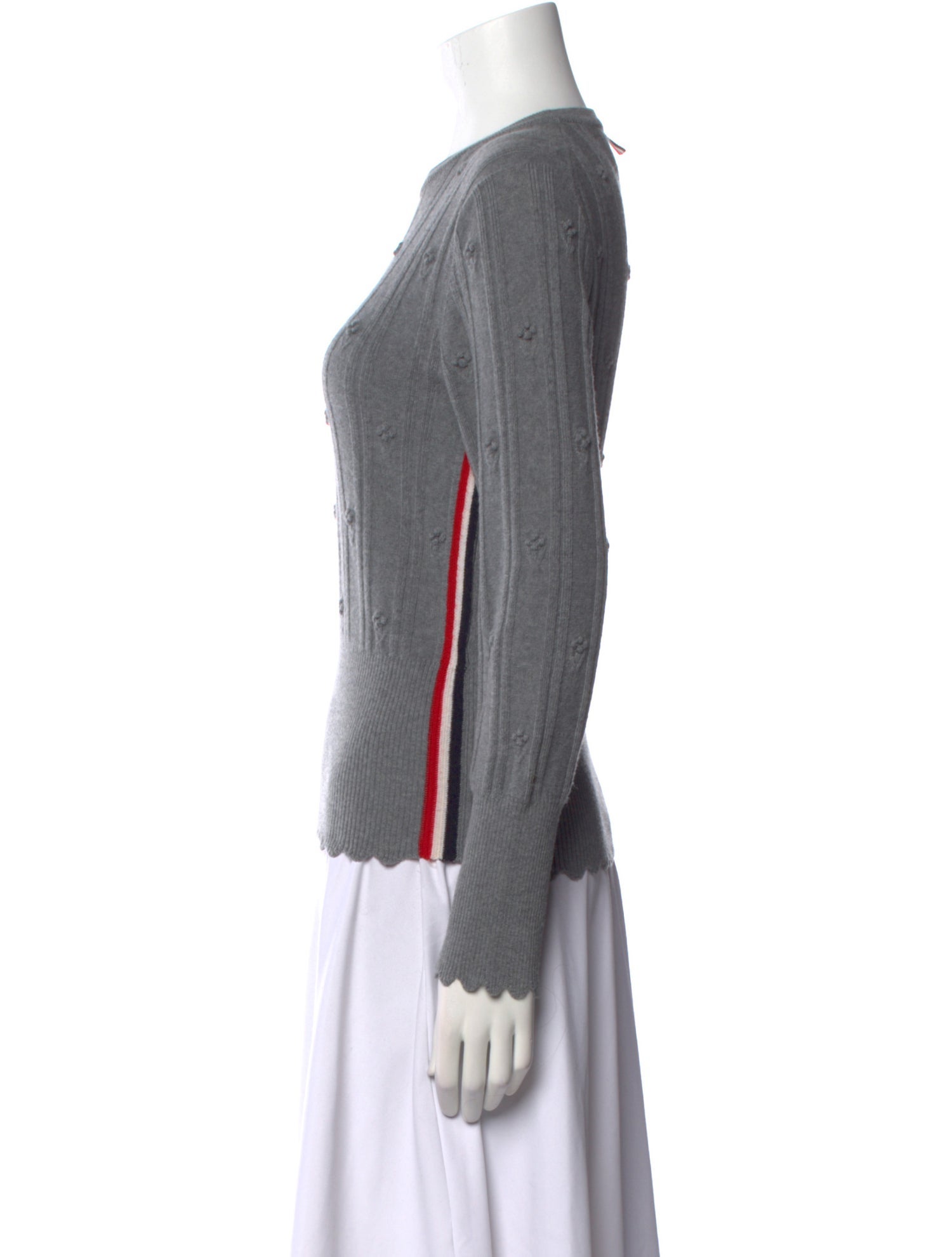 Thom Browne Wool Crew Neck Sweater