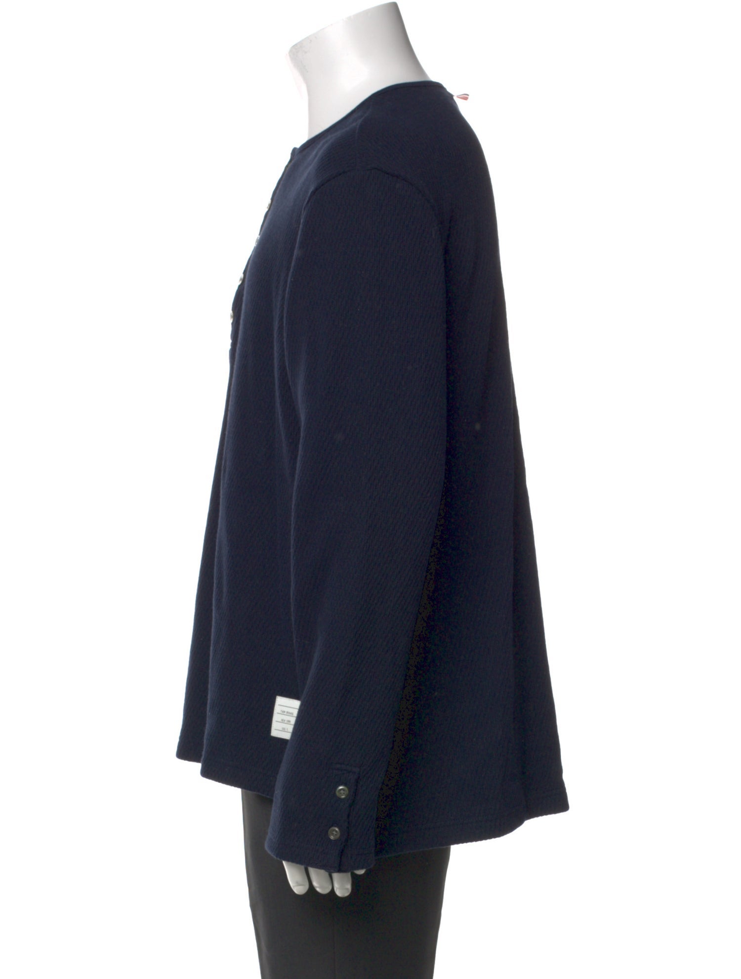 Thom Browne Crew Neck Long Sleeve Pullover