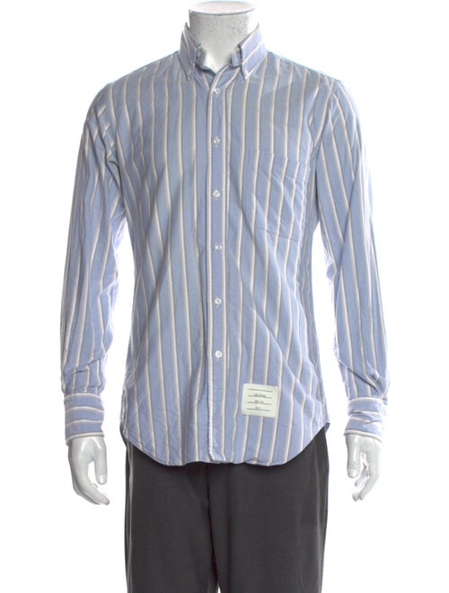 Thom Browne Striped Long Sleeve Shirt