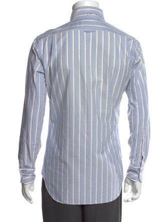 Thom Browne Striped Long Sleeve Shirt