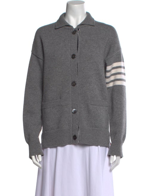 Thom Browne Lobster Intarsia 4-Bar Virgin Wool Sweater