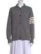 Thom Browne Lobster Intarsia 4-Bar Virgin Wool Sweater