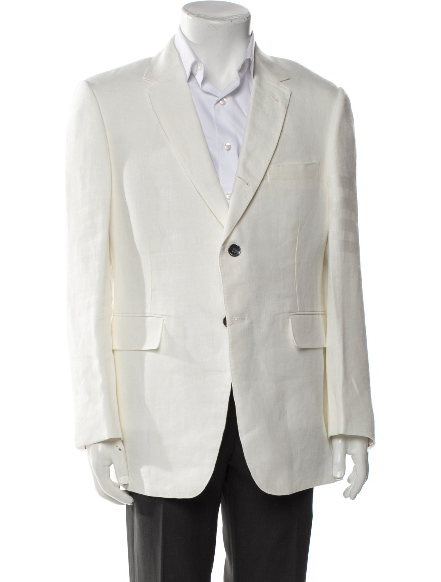 Thom Browne 4-Bar Linen Blazer