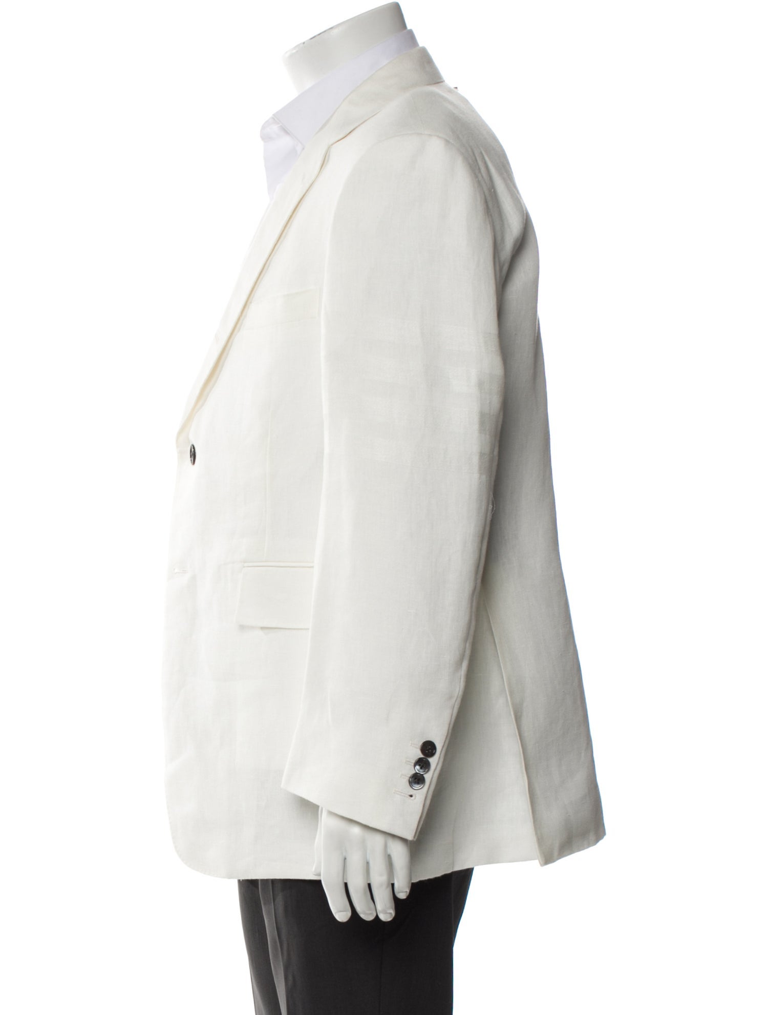 Thom Browne 4-Bar Linen Blazer