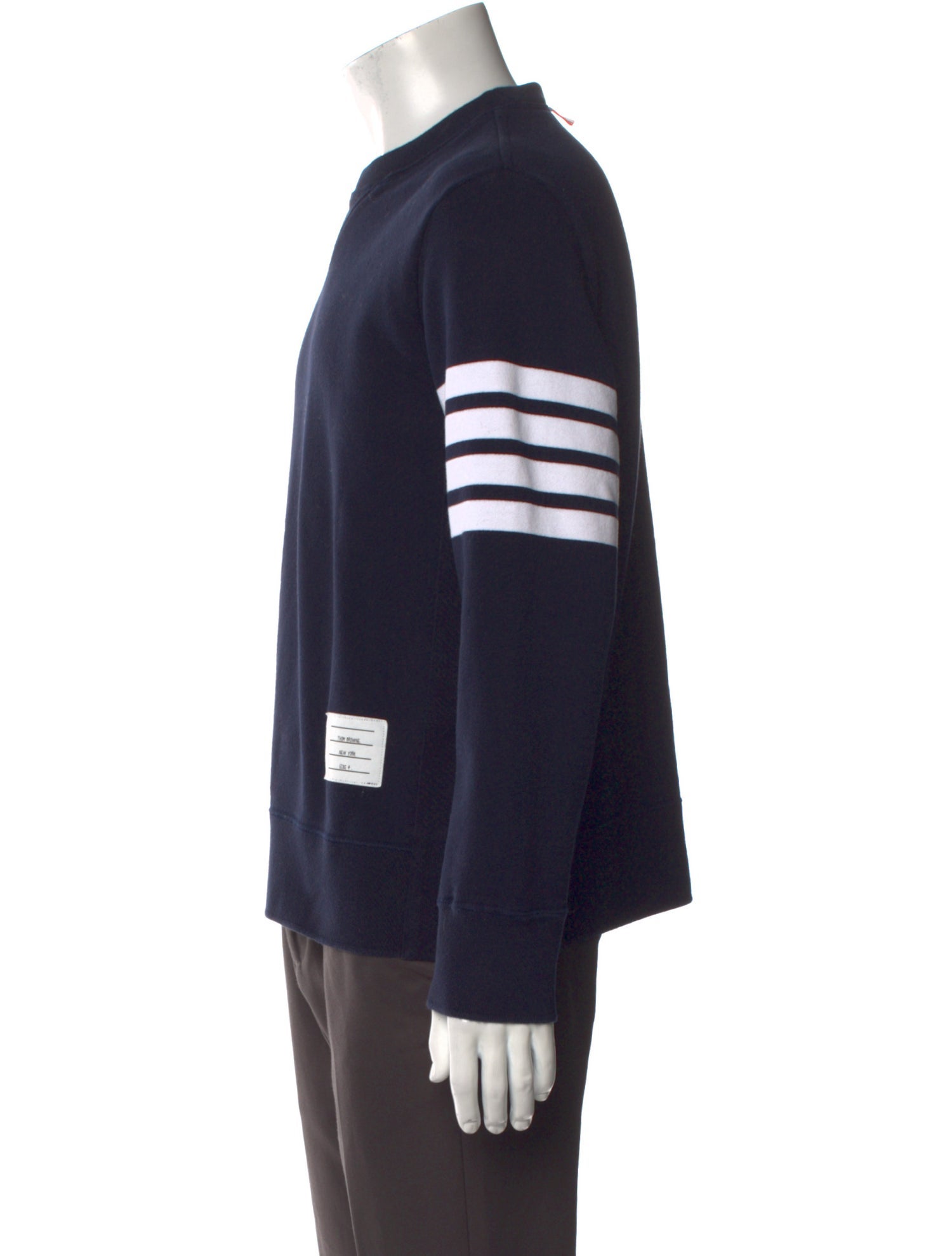 Thom Browne 4-Bar Striped Pullover