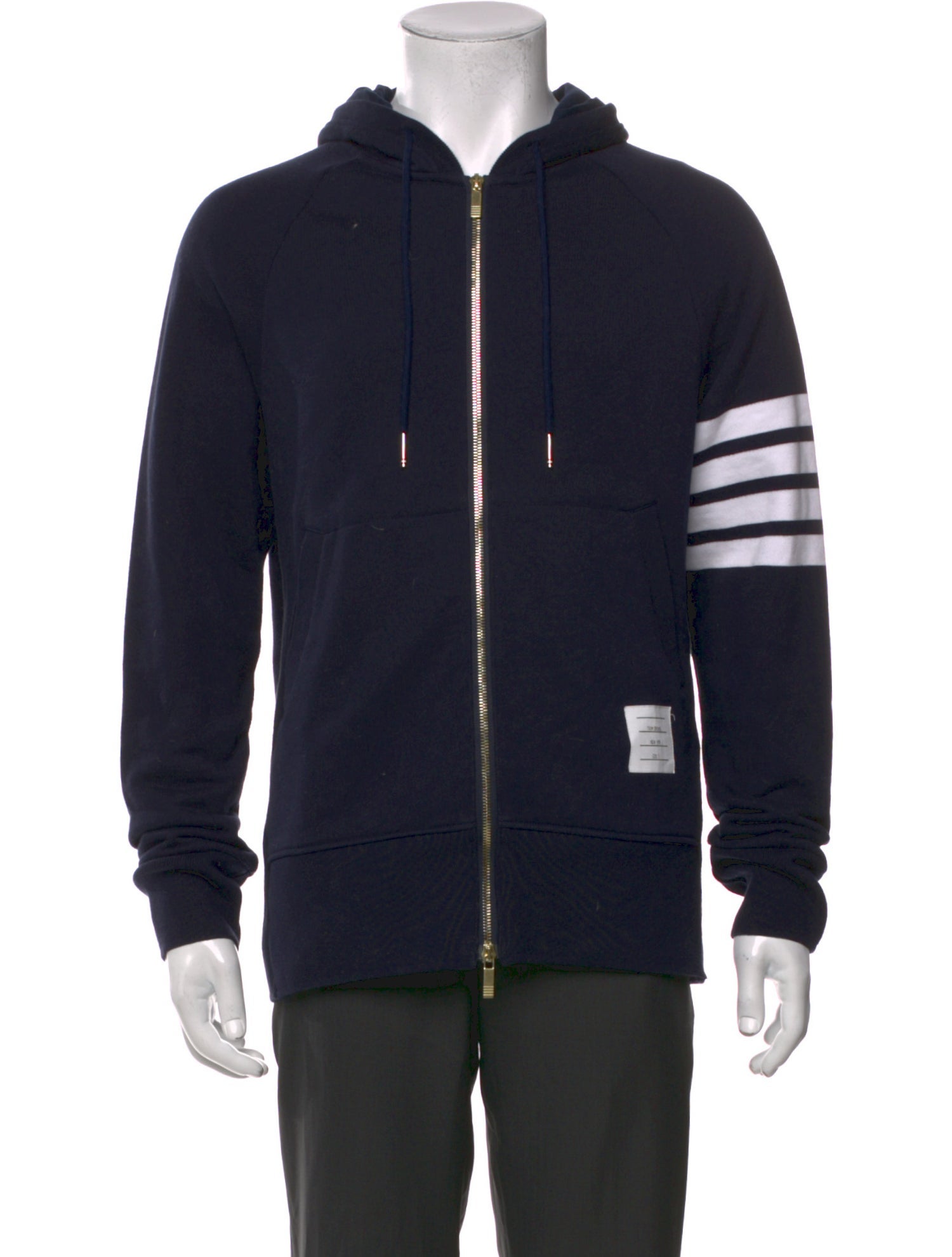 Thom Browne Striped Crew Neck Hoodie
