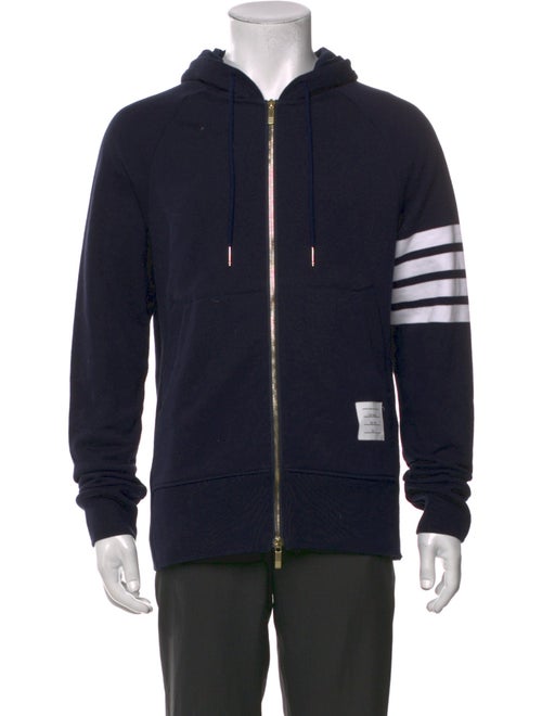 Thom Browne Striped Crew Neck Hoodie
